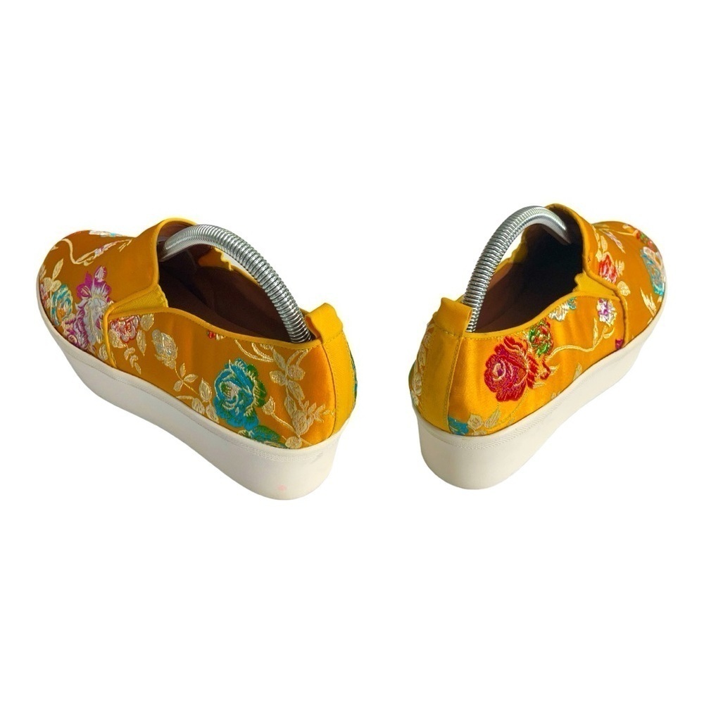 Golo Vivian Platform Silk Floral Shoes  Size 10 - Picture 7 of 12